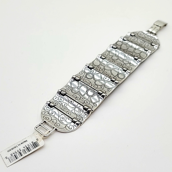 $88 NWTS Brighton "Eye Of The Tiger" Panel Bracelet w Semi-Precious Stones! 🐯 - Picture 11 of 16